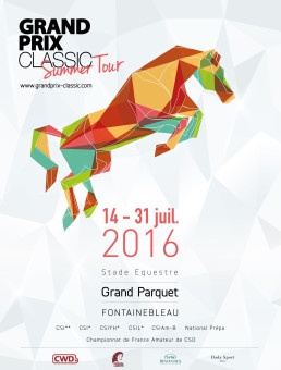 Autre déclinaison d'affiche pour le Summer Tour, affichant des dates et épreuves différentes.