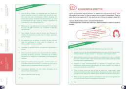 Sections sur la rémunération effective avec icône spécifique et bulles de conseils pratiques.