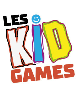 Logo dynamique et coloré pour l'événement sportif Les Kid Games.