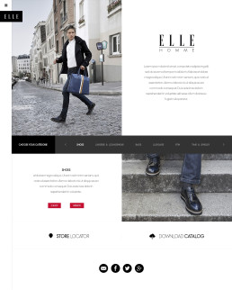 Maquette de page produit 