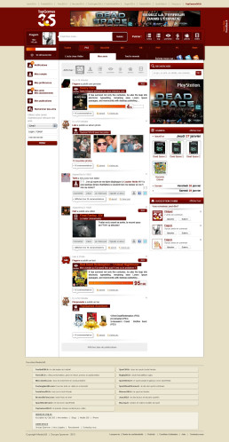Aperçu d'une page de profil utilisateur avec flux d'activités et suggestions d'amis.