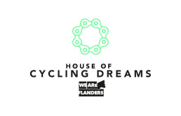 Logo principal Van Rysel avec une cha&icirc;ne de v&eacute;lo stylis&eacute;e et le slogan 