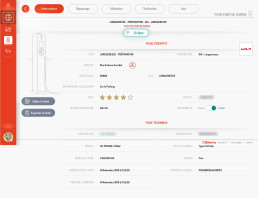 Fiche détaillée d'une borne de recharge, incluant informations techniques, adresse et évaluations clients.